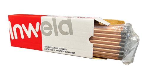 1/8"x12" Cu CTD Gouging Carbons - Pointed - (100) Box - (4,000) Case