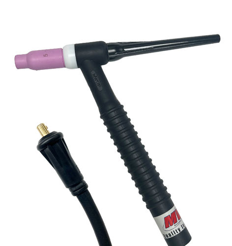 TIG Torch Pack MW17 150A 12' Flow Thru Dinz 25 Connector