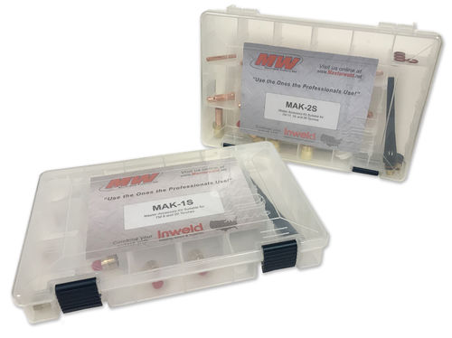 Master Accessory Kit suit TM9,20
 Includes: 12 Collets: (2) .040, (4) 1/16, (4) 3/32, (2) 1/8, 7 Collet Bodies: (1) .040, (2) 1/16, (2) 3/32, (2) 1/8, 4 Gas Lenses: (1) .040, (1)1/16, (1) 3/32, (1) 1/8, 4 Back Caps: (1) short, (2) medium, (1) long; 1 Cup Gasket. 4 Back Cap O-Rings; 10 Wire ties