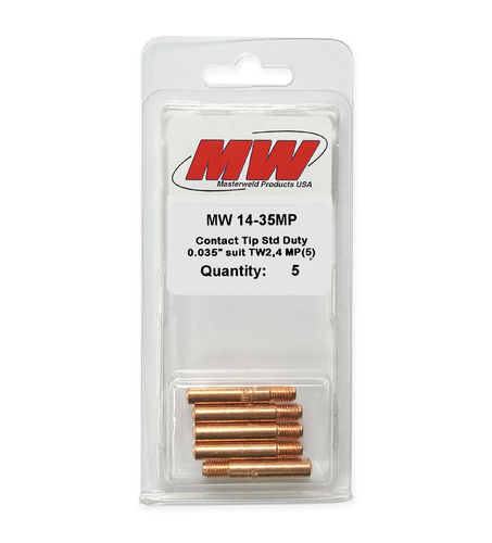 Contact Tip Std Duty 0.035" suit TW2,3,4 (Micro Packs of 5)