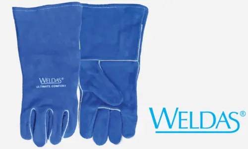 XX-Large, Shoulder Leather, Wing Thumb, Classic Welding Gloves, Blue