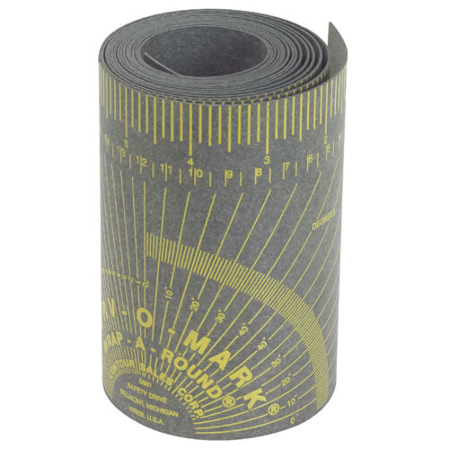Large Wrap-A-Round Pipe Ruler - Gray_x000D_3.88"x6' 3" to 10"
