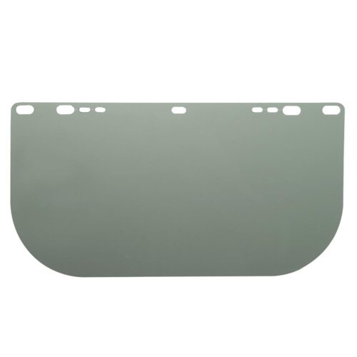 Replacement Windows for F10 PETG Face Shields - Medium Green - 8" x 15.5" x.040" x .040" - E Shaped - Unbound - (36 Qty Pack)
