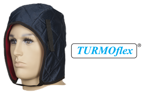 Quilted Outer, w/ fleecy inner , TURMO flex, Mild Cold, Winter Helmet Liners / Winter Protection , Navy Blue