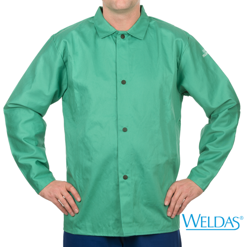 FR Clothing, Green, 3XL, 30" Jacket, Whipcord Cotton