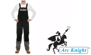 X-Large, Arc Knight® Versatile Overall/Bib & Brace , Arc Knight, Grey/Black Color