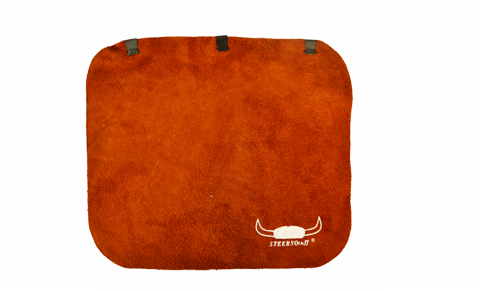 12 per pack , Leather Helmet Bib, Premium Leather Clothing , Lava Brown Color