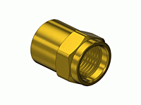Inert Gas Hose Adaptor, 200 psi, 5/8"-18-RH-INT x "B" 9/16"-18-RH-INT
