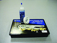 Hose Repair Kit 1/4" hose, B Size Fittings (Western # - CK-26) includes KT-28 crimping tool
 
 Includes:
 -"B" hose fittings
 -Nuts
 -Nipples
 -Couplers
 -Splicers
 -Ferrules for 1/4" hose