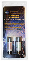 Flash Arrestor Fittings - Torch Mount from Superior Products
  • Fits a welding, brazing or cutting torch
  • Prevents a flashback from reaching the tanks
  • B-size fittings
  • Western # - FA-10