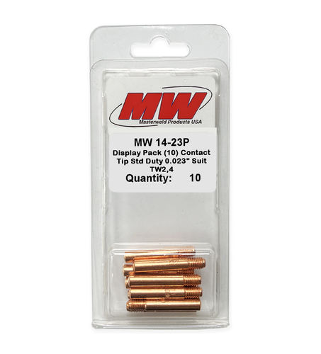 Contact Tip Std Duty 0.023" suit TW2,4 (Blister Packs of 10)