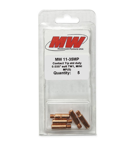 Contact Tip Std Duty 0.035" suit Tw1,Mini (Micro Packs of 5)