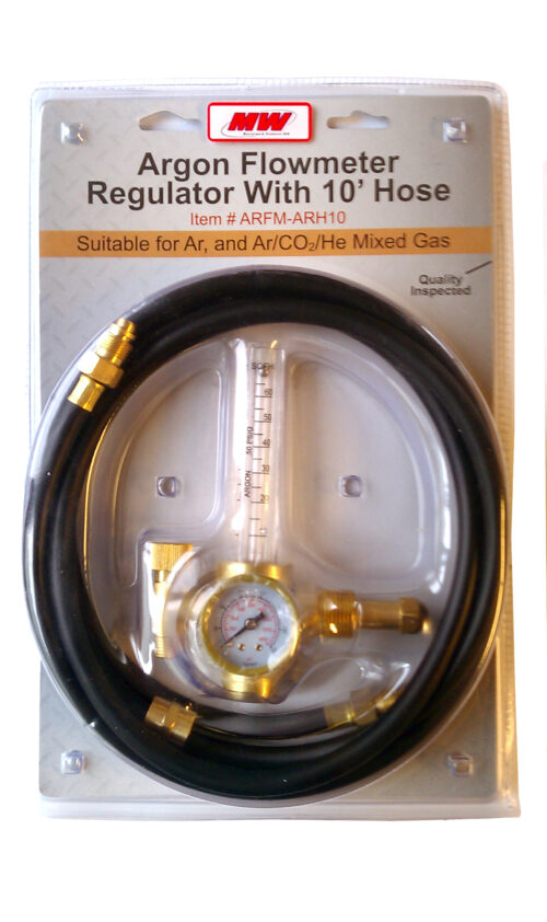 Argon Flowmeter Regulator with 10' Hose