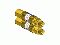 Quick Connectors, Regulator to Hose from Superior Products
  • Oxygen and Fuel
  • Fits standard torch oxygen and fuel regulator with B-size fittings
  • Designed so oxygen and fuel cannot be crossed
  • Western # - QDB30