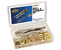 Hose Repair Kit (Western # - CK-5)
 Includes:
 -"A" and "B" hose fittings
 -Nuts
 -Nipples
 -Couplers
 -Splicers
 -Ferrules for 1/4" & 3/16" hose