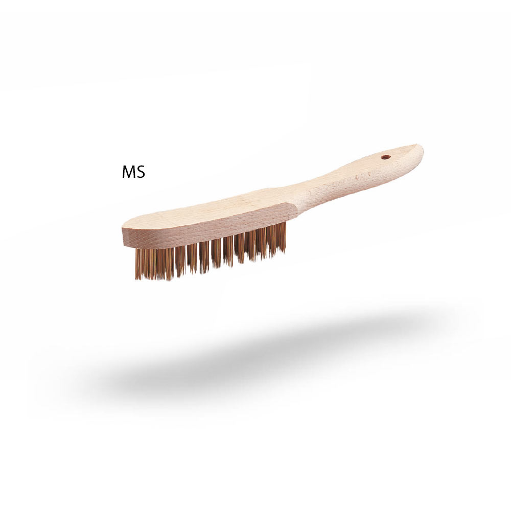 Jaz Stainless Steel/Wood Hand Scratch Brush 4x16 10" x 1-1/8"