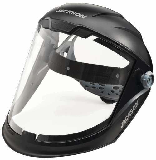 MAXVIEW™ Premium Face Shield - Clear Window - 370 Speed Dial™ Ratcheting Head Gear