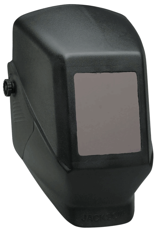 Jackson Passive Welding Helmet 4.5" x 5.25" Viewing Area - Shade 10 - Black - (4 Qty Pack)