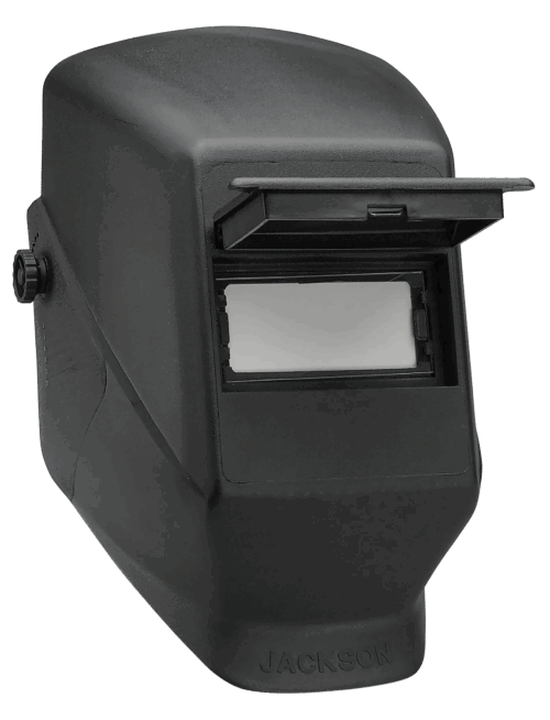 Jackson Passive Welding Helmet 2" x 4.25" Flip Front Viewing Area - Shade 10 - (10 Qty Pack)
