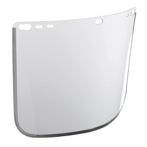 Replacement Windows for F30 Acetate Face Shields - Clear - 8" x 12" x .040" - C Shaped - Bound - (24 Qty Pack)