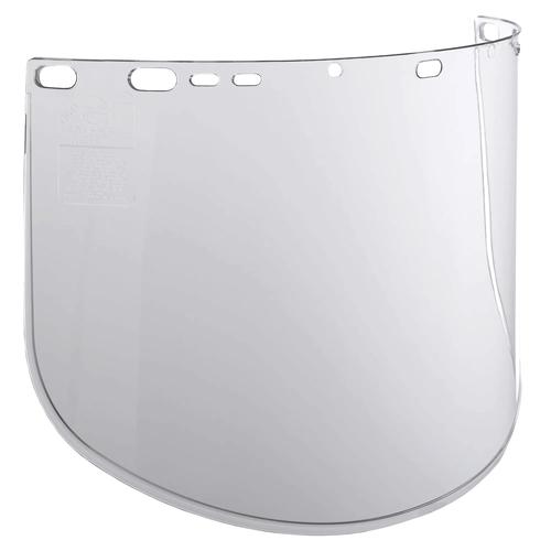 Replacement Windows for F40 Propionate Face Shields - Clear - 9" x 15.5" x .060" - G Shaped - Unbound - (12 Qty Pack)