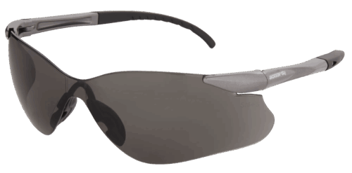 JACKSON SGf SAFETY GLASSES - SMOKE LENS - GUNMETAL FRAME - HARDCOAT ANTI-SCRATCH - OUTDOOR (12 Qty pack)