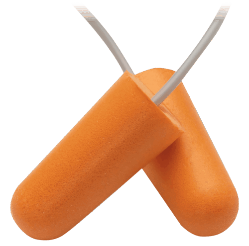 Surewerx H10 Disposable Earplugs - Corded - Orange - NRR 31 - Bulk - sold by the box (100 earplugs)