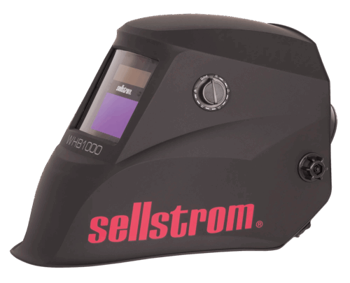 Selstrom WHB1000 Advantage Series Welding Helmet, Solar Operated, 3.54" x 1.57" view size, 9-13 Shade