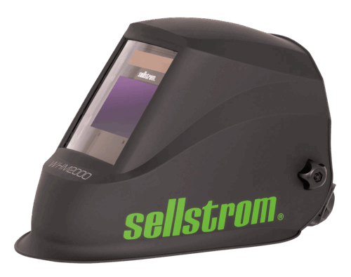 Sellstrom Auto Darkening Welding Helmet with Advantage Plus Series Variable ADF - Black