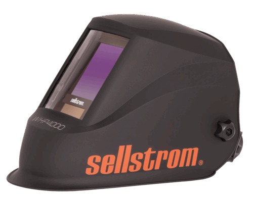 Sellstrom Auto Darkening Welding Helmet with Premium Series Variable ADF - Black